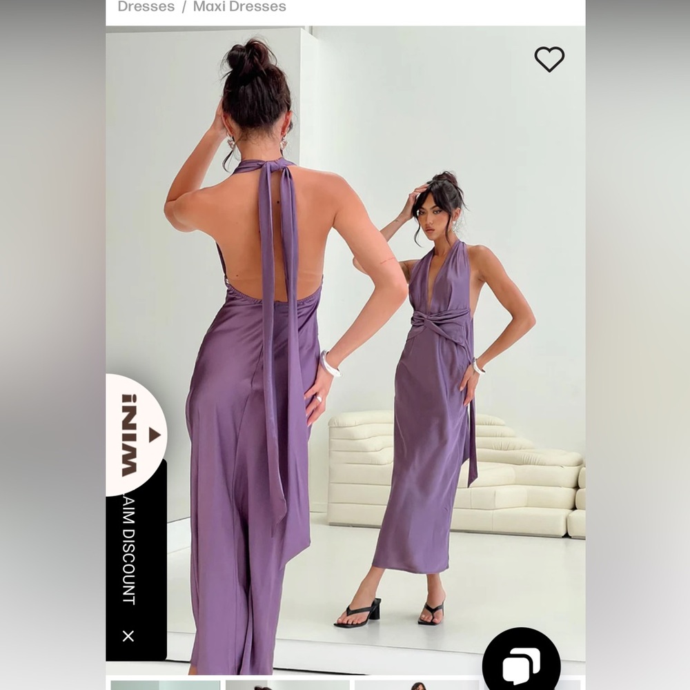 Princess Polly Maxi open back dress